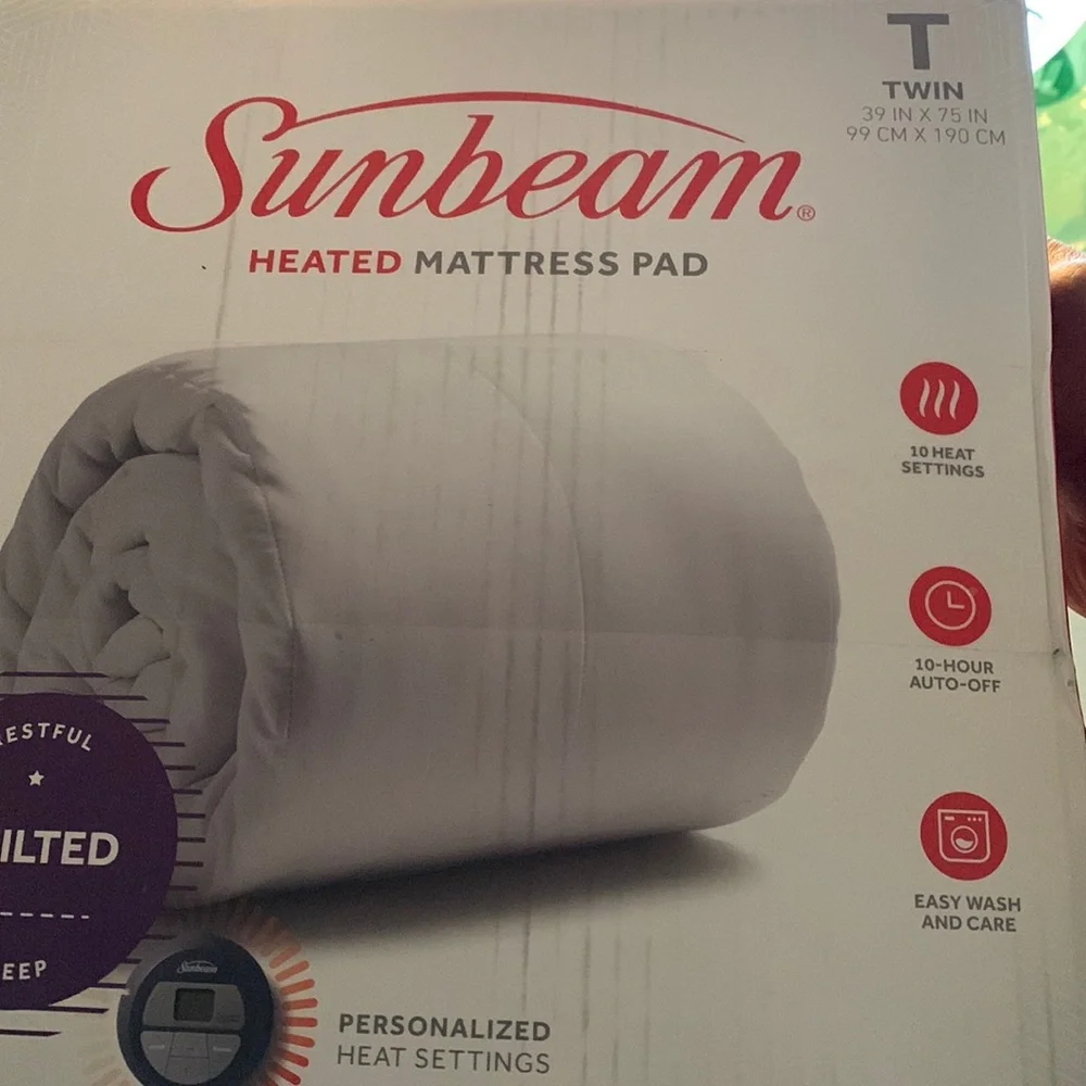 Twin Heated Mattress Pad With Control